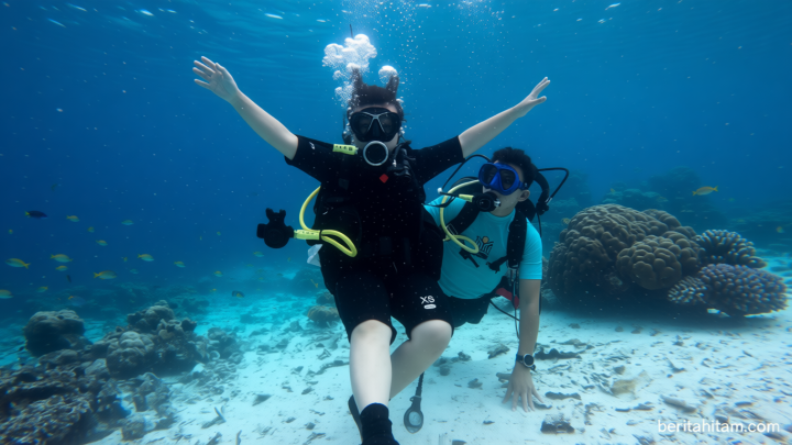 Tak Hanya Jadi Drummer Cilik – Shelyn Adlyani Juga Mahir Menyelam di Raja Ampat