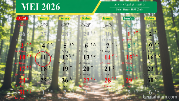 Special Plan: Tanggal 11 Mei 2026 Memperingati Hari Apa? Ada 2 Momen Penting