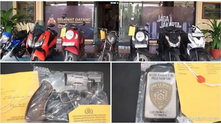 Polisi Gadungan Bawa Airgun Rampas Motor Warga di Jakarta Utara