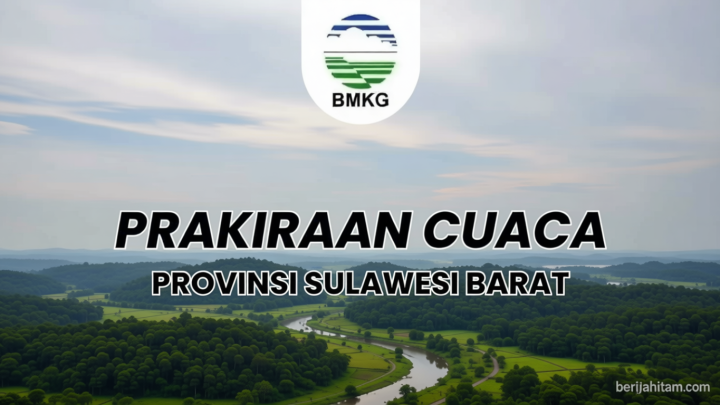 Prakiraan Cuaca Sulawesi Barat Hari Ini Senin – 18 Mei 2026: Semua Wilayah Diguyur Hujan