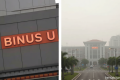 Kebakaran di Kampus Binus Kemanggisan – Asap Tebal Kepung Area Gedung dan Picu Kemacetan