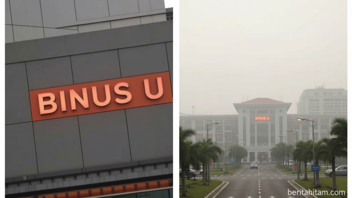 Kebakaran di Kampus Binus Kemanggisan – Asap Tebal Kepung Area Gedung dan Picu Kemacetan