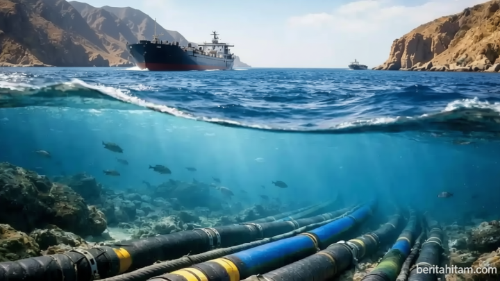 Latest Program: Bukan Cuma Minyak, Iran Disebut Bisa Lumpuhkan Internet Dunia dari Selat Hormuz