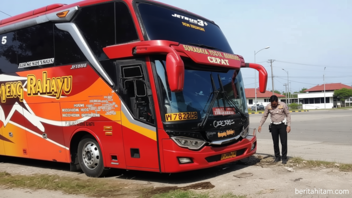 Sopir Bus Sugeng Rahayu Tewas Usai Kendaraannya Tabrak Warung Kopi – Pemilik Warung juga Tewas