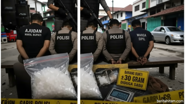 Ajudan Wakil Bupati Buru & 3 Oknum Polisi Digerebek Diduga Pesta Narkoba – Ini Identitas Mereka