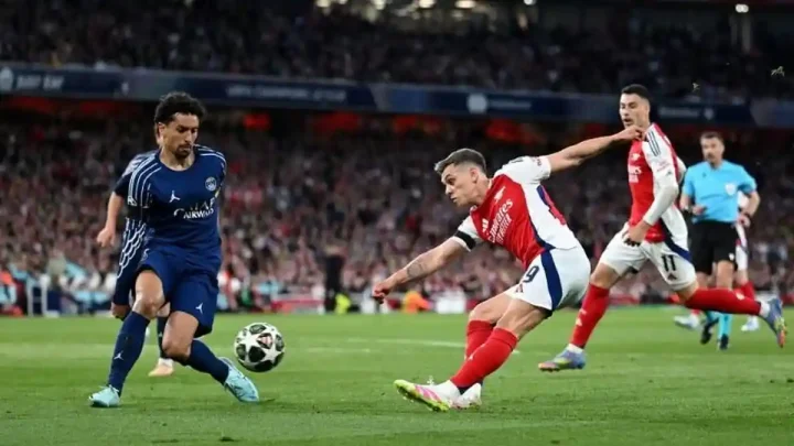 Skor 1-1 – Laga Final Liga Champions PSG vs Arsenal Berlanjut Tambahan Waktu
