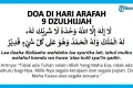 Doa pada Hari Arafah Sesuai dengan Sunnah Rasulullah SAW – Amalan Mustajab Penuh Ampunan