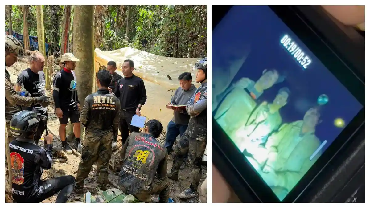 Foto-kolase-dari-Facebook-Thailand-Rescue-Diver-memperlihatkan-tim-penyel