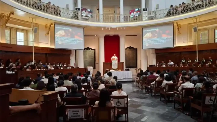 Important Visit: Puluhan Lebih Jemaat Jalani Ibadah Hari Kenaikan Yesus 2026 di GPIB Immanuel Jakarta