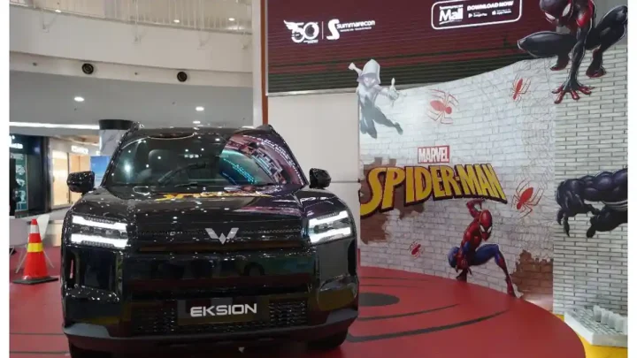 New Policy: Ada Spider-Man, Karakter Marvel dan Disney Ramaikan Pameran Wuling