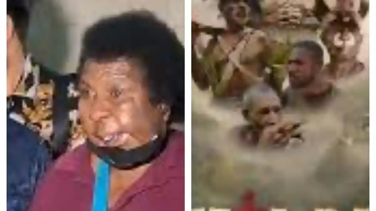 Mama-Yasinta-lapor-Ketua-LBH-Merauke-ke-Polda-wajahnya-ditampilkan-di-film-Pesta-Babi-tanpa-izin