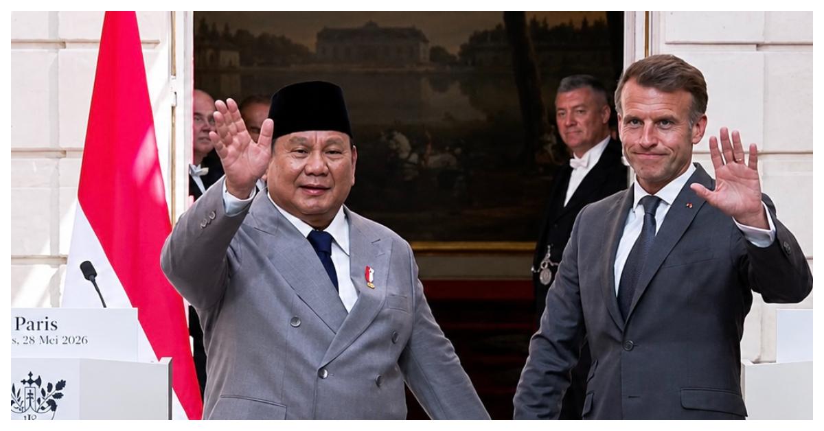 Prabowo bertemu dengan Presiden Prancis Emmanuel Macron di Istana Élysée 2