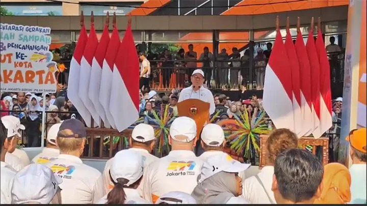 Historic Moment: Rangkaian HUT Ke-499 Kota Jakarta, Gubernur Pramono Deklarasi Gerakan Pilah Sampah