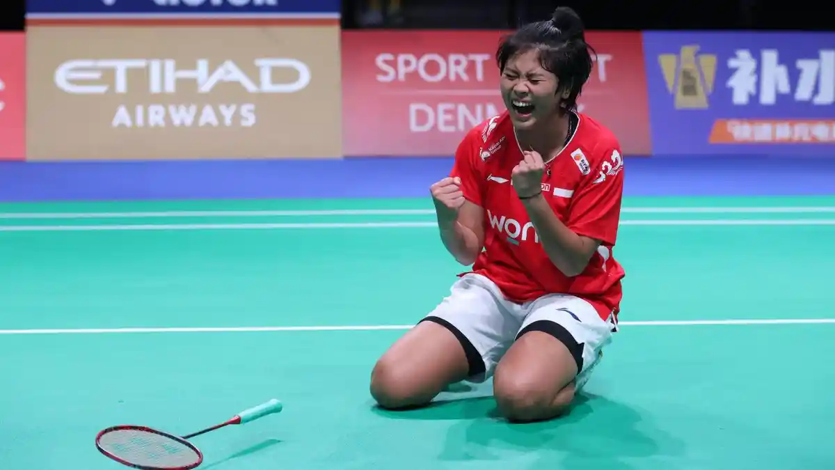 Thalita-Ramadhani-Wiryawan-berteriak-saat-menang