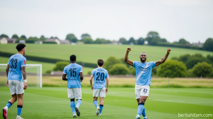 Important Visit: 2 Sejarah dalam 1 Trofi Juara Piala FA Milik Man City, Semenyo dan Guardiola Pelakunya