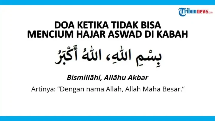 Key Issue: Doa Ketika Tidak Bisa Mencium Hajar Aswad di Kabah Sesuai Sunnah Rasulullah SAW