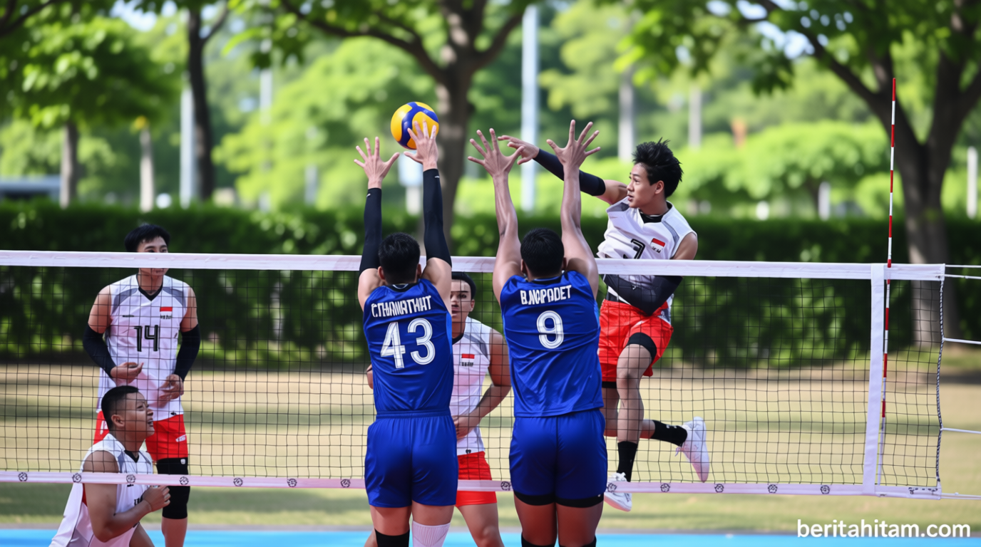 Hasil Final AVC Men’s Cup 2026: Indonesia Comeback – Hajar Korea Skor 32-34 Set Pertama