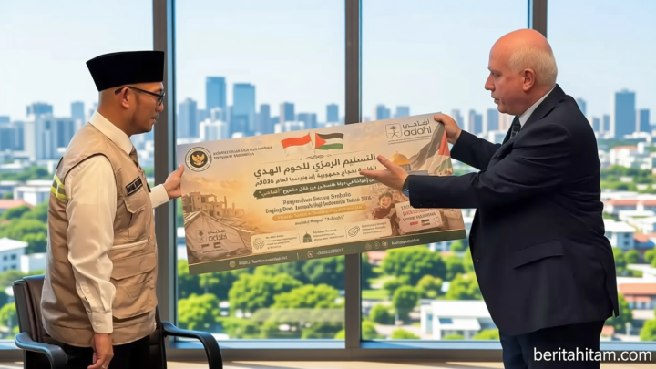 Key Strategy: Indonesia Serahkan Daging Dam Jemaah Haji untuk Gaza via Mesir