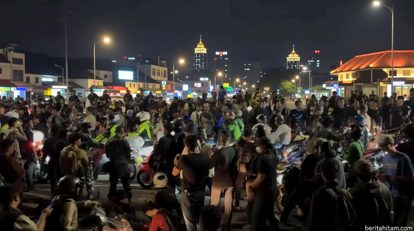 Massa Bubar dari Sudirman, Bunyi Klakson Iringi Kepulangan Demonstran