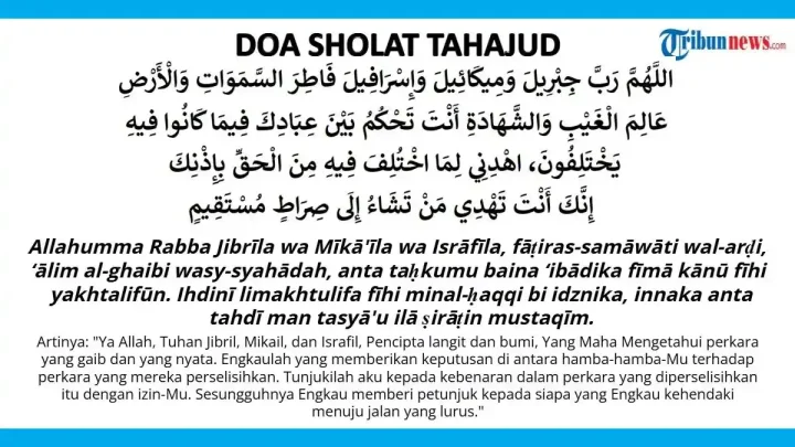 Doa Sholat Tahajud – Amalan Mustajab di Sepertiga Malam Terakhir agar Hajat Dikabulkan
