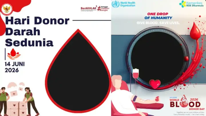 20 Link Twibbon Hari Donor Darah Sedunia 2026 – Lengkap dengan Cara Mudah Unggah di Sosial Media