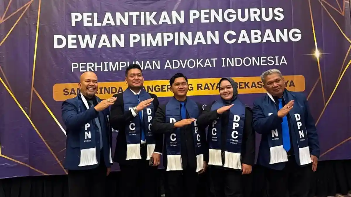 Pengurus-DPC-Peradi-Bekasi-Raya-periode-baru-dilantik-Jawa-barat