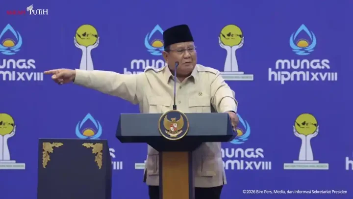 Historic Moment: Di Munas HIPMI, Presiden Prabowo Sebut Pengusaha Banyak Dosa: Saya Kenal Semua