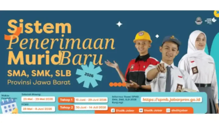 Syarat SPMB Jabar 2026 SMA SMK Jalur Domisili – Prestasi, Afirmasi, Mutasi