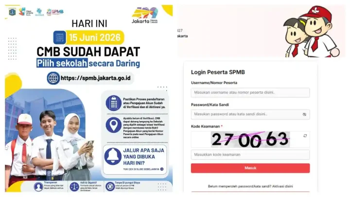 Tata Cara Pilih Sekolah SPMB Jakarta 2026 Jenjang SD – SMP, SMA, SMK, SLB