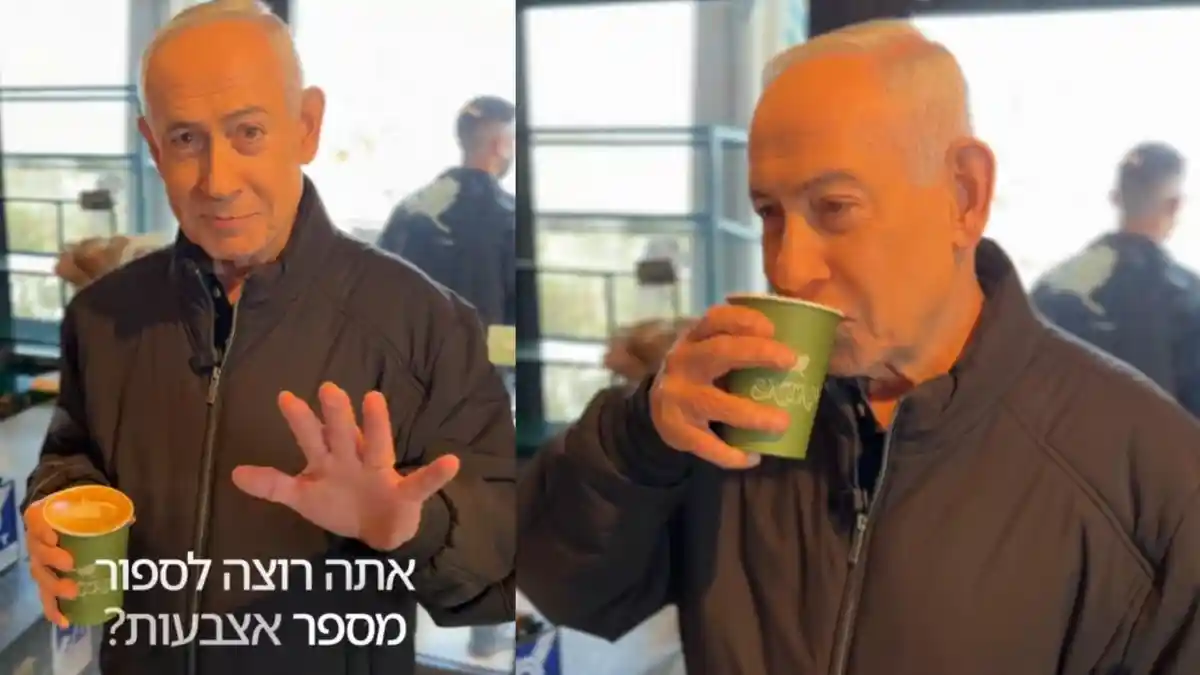 Unggahan-Benjamin-Netanyahu-Israel-ngopi