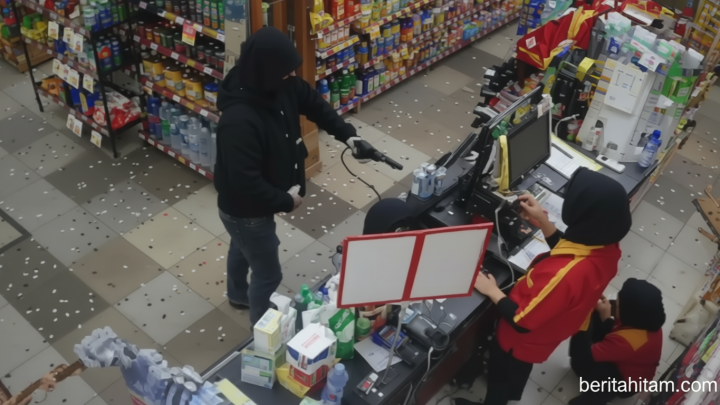 Rampok Minimarket Rp 12 Juta di Bekasi – Senjata Pelaku Ternyata Pistol Korek