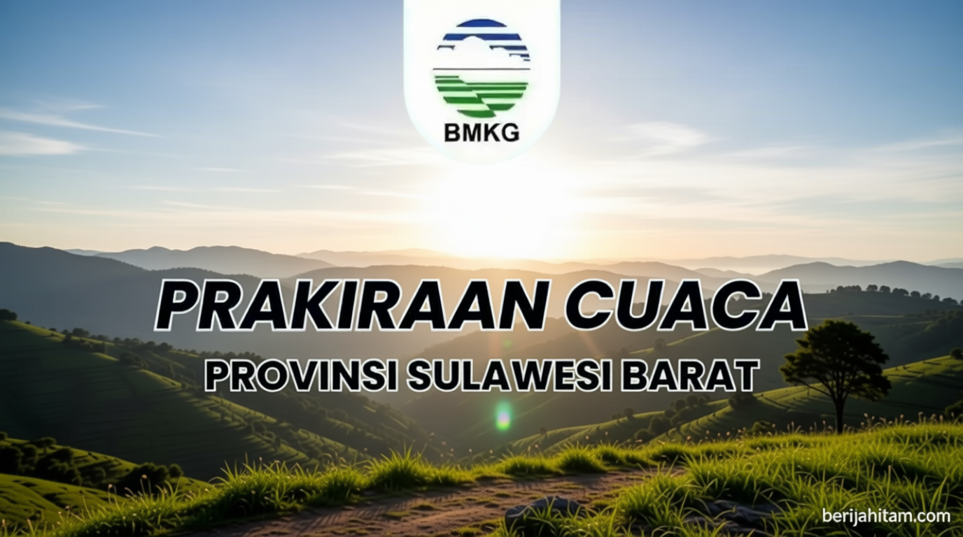 Prakiraan Cuaca Sulawesi Barat Rabu – 3 Juni 2026: Waspada Angin Kencang