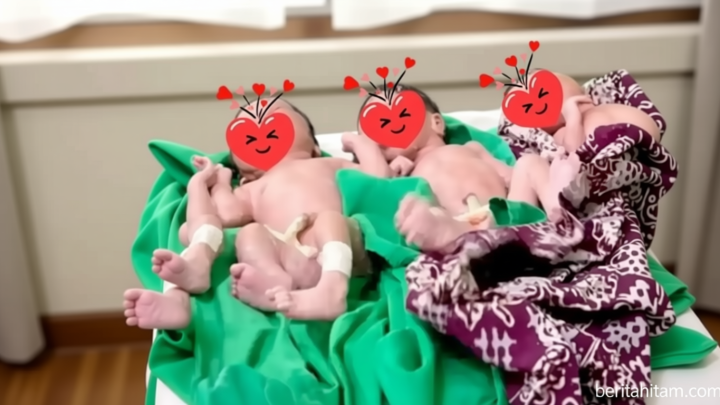 Cerita Hasriana Lahirkan Bayi Kembar 4 – Suami Awalnya Kaget, Kini Bahagia Punya 8 Anak
