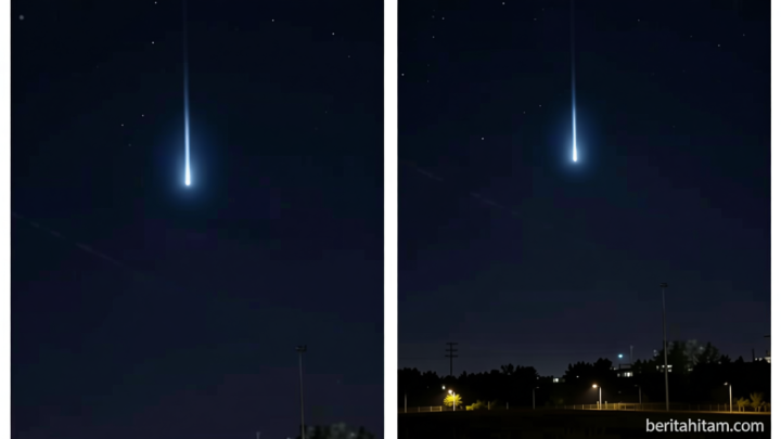 Solving Problems: Penjelasan BRIN Meteor di Langit Majalengka Berubah Warna Biru Jadi Hijau