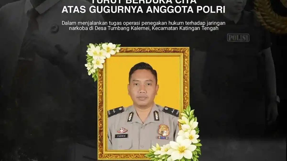 Aipda-Yudhi-Perdana-Putra-Polres-Katingan-gugur-saat-penggerebekan-bandar-narkoba-sabu
