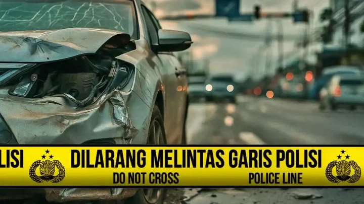 Kronologi Kecelakaan Motor dengan Taksi Listrik di Kebon Jeruk Jakarta Barat, Pemotor Mengalami Luka