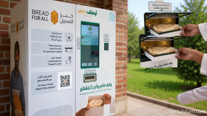 Jangan Ada Satu Pun Warga Kelas Bawah Lapar, Potret Mesin Roti yang Jaga Martabat Penerima di Dubai