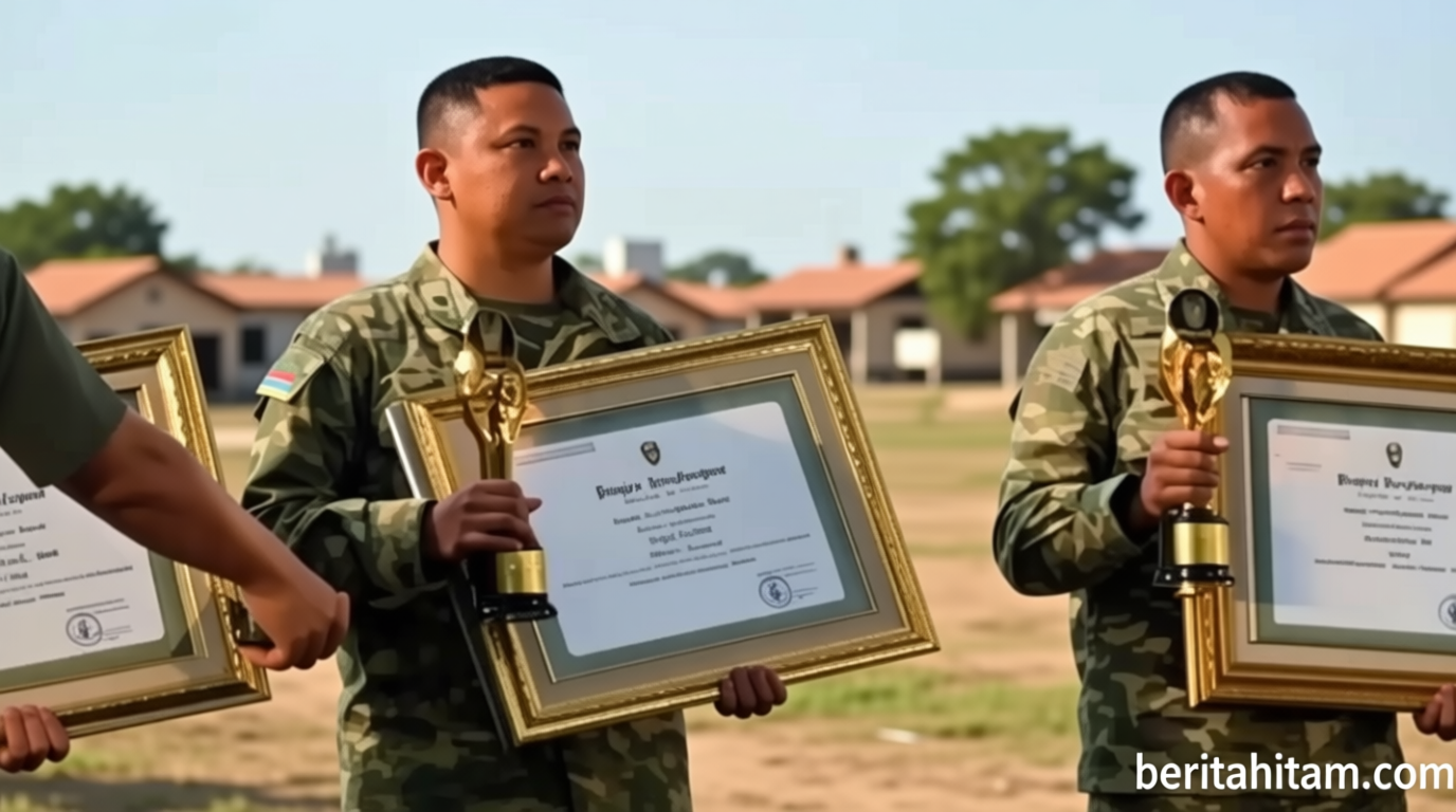 Brigif Para Raider 17 Kostrad Terima Kartika Award Kategori Satker Terbaik Wilayah Bebas Korupsi