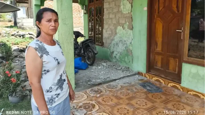 Emilia Bersyukur Selamat dari Gempa NTT, Sempat Berlari Keluar Sesaat Sebelum Tembok Rumahnya Ambruk