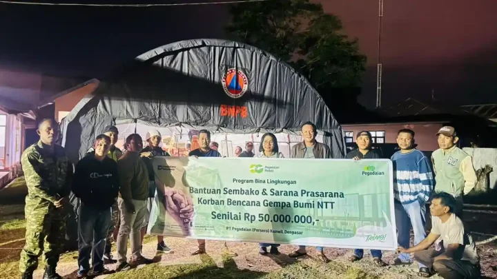 Respons Cepat Gempa NTT, Pegadaian Salurkan Bantuan Tanggap Darurat lewat Program Pegadaian Peduli