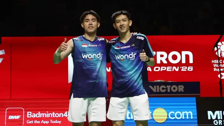 Ganda Putra Indonesia Berburu Medali di Kejuaraan Dunia BWF 2026, Raymond/Joaquin Harapan Baru