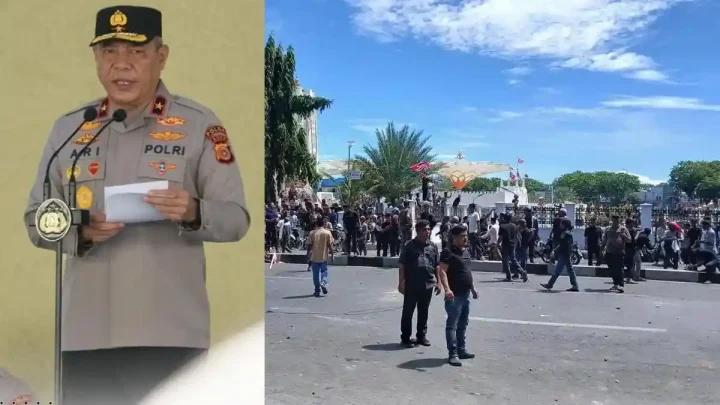 Sosok Wakapolda Aceh Brigjen Ari Wahyu Widodo, Dilempari Batu Massa di Kawasan Masjid Baiturrahman