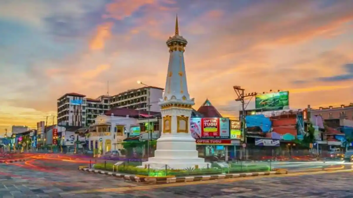 ilustrasi-pemandangan-tugu-yogyakarta-jogja-saat-senja-sore