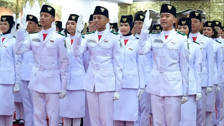 Susunan Tim Paskibraka yang Akan Kibarkan Sang Merah Putih di Istana Merdeka Pagi Ini