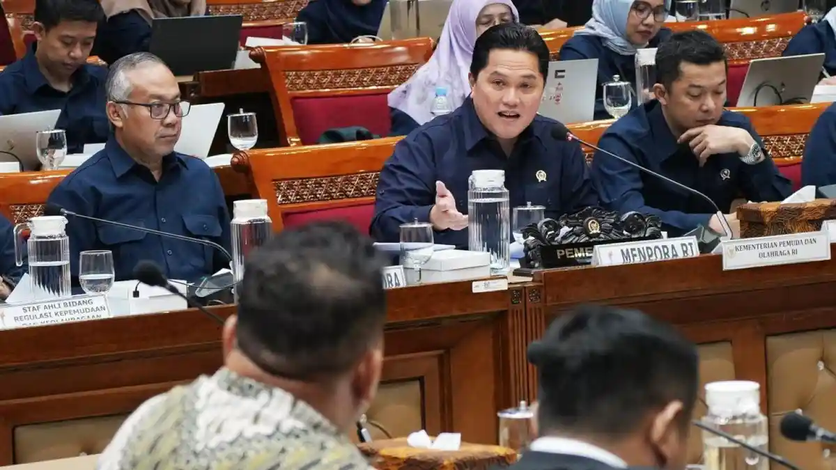 Menpora-Erick-Thohir-memaparkan-arah-kebijakan