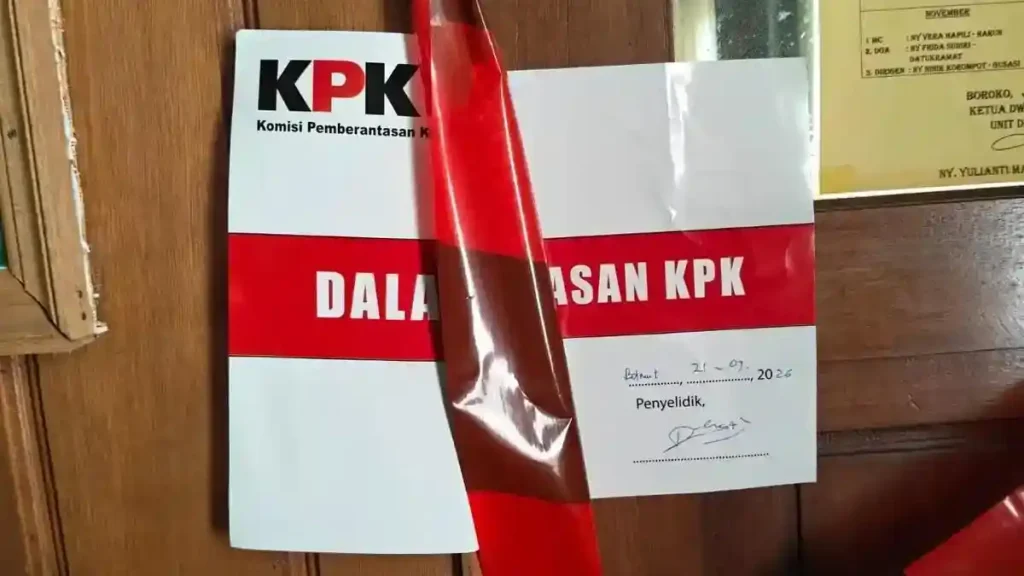 segel-kpk-di-kantor-dinas-pemkab-bolmut